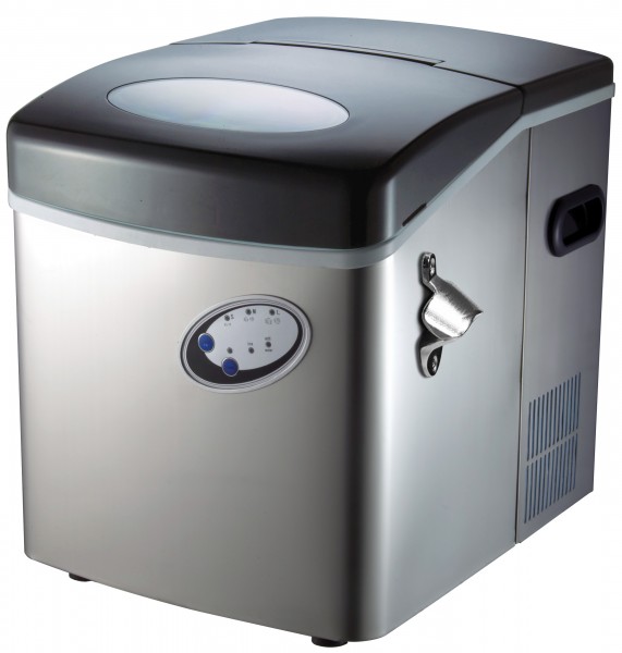 STAINLESS COMPACT ICE MAKER